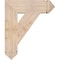 Ekena Millwork Traditional Arts & Crafts Smooth Bracket, Douglas Fir, 5 1/2"W x 22"D x 26"H BKT06X22X26TRA03SDF - alternate 2